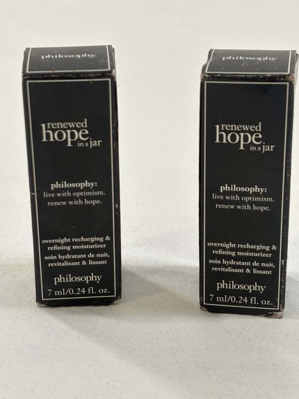 2 Philosophy Renewed Hope in a Jar Recharge & Refining cream 0.24 Fl Oz.